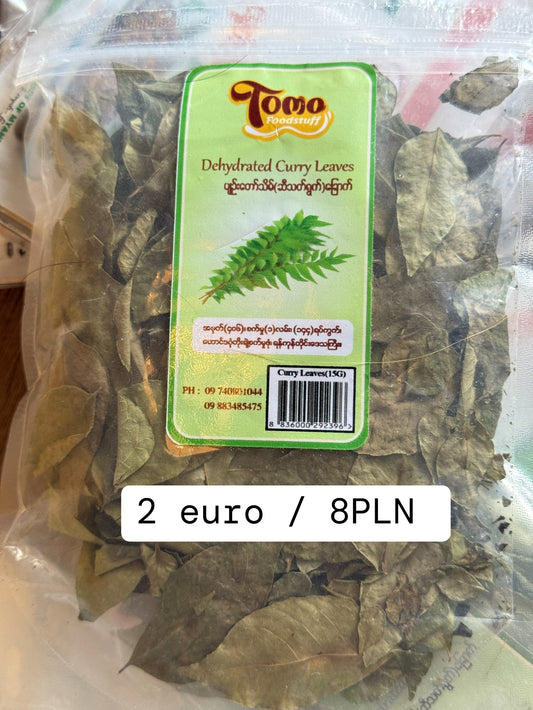 Tomo Ddied Curry Leaves - ပျဉ်းတော်သိမ်ရွက်ခြောက်