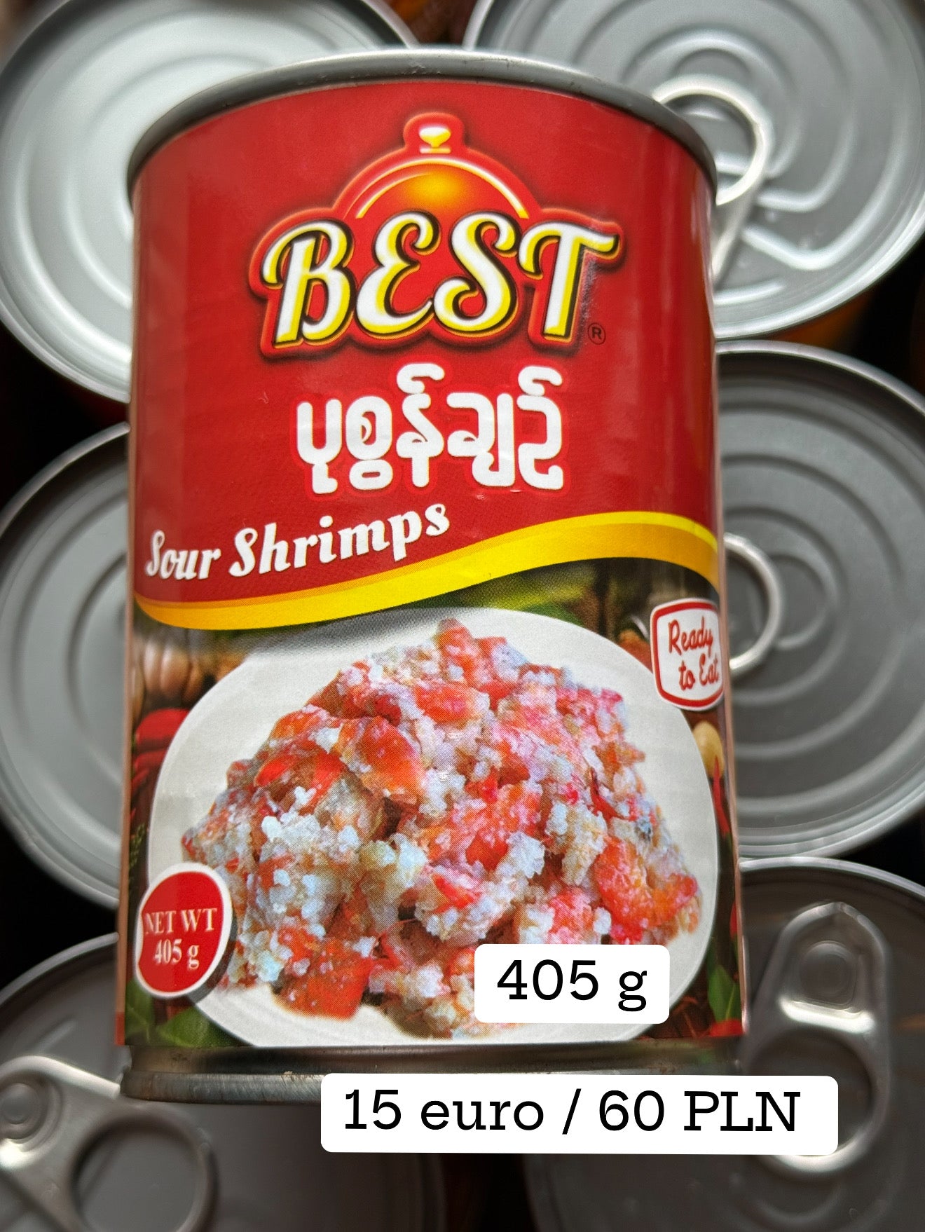 Best- Sour Shrimps ပုဇွန်ချဉ် 405g