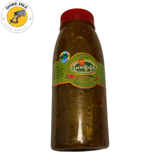 ယောကျာ်းကြီး စပ်ပြဲလန် ငပိရည် - 380g / Yout Kyar Gyi Fish Pate