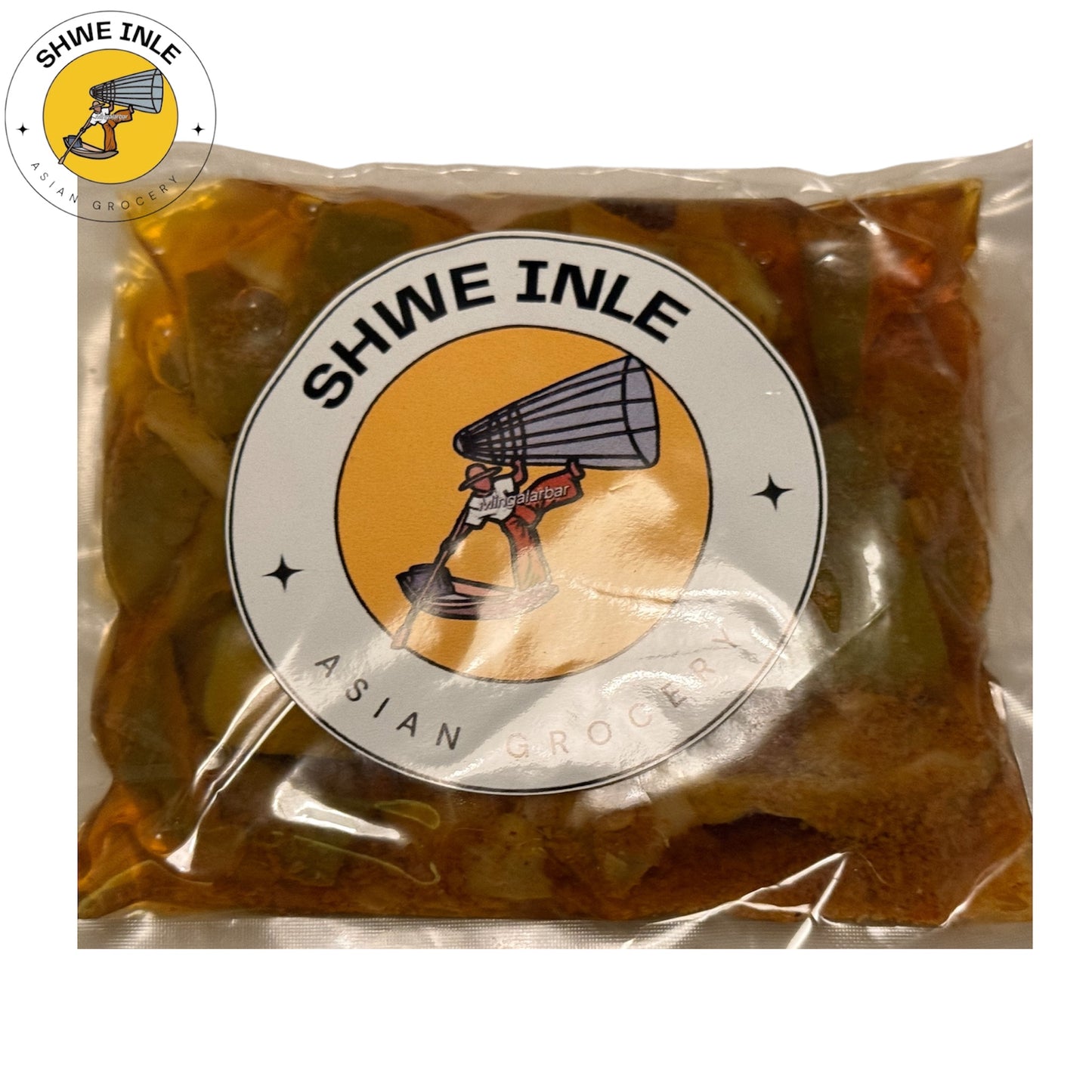 ရွှေအင်းလေး သရက်သီး ဆီစိမ်- 160g / Shwe Inle Mango Pickle
