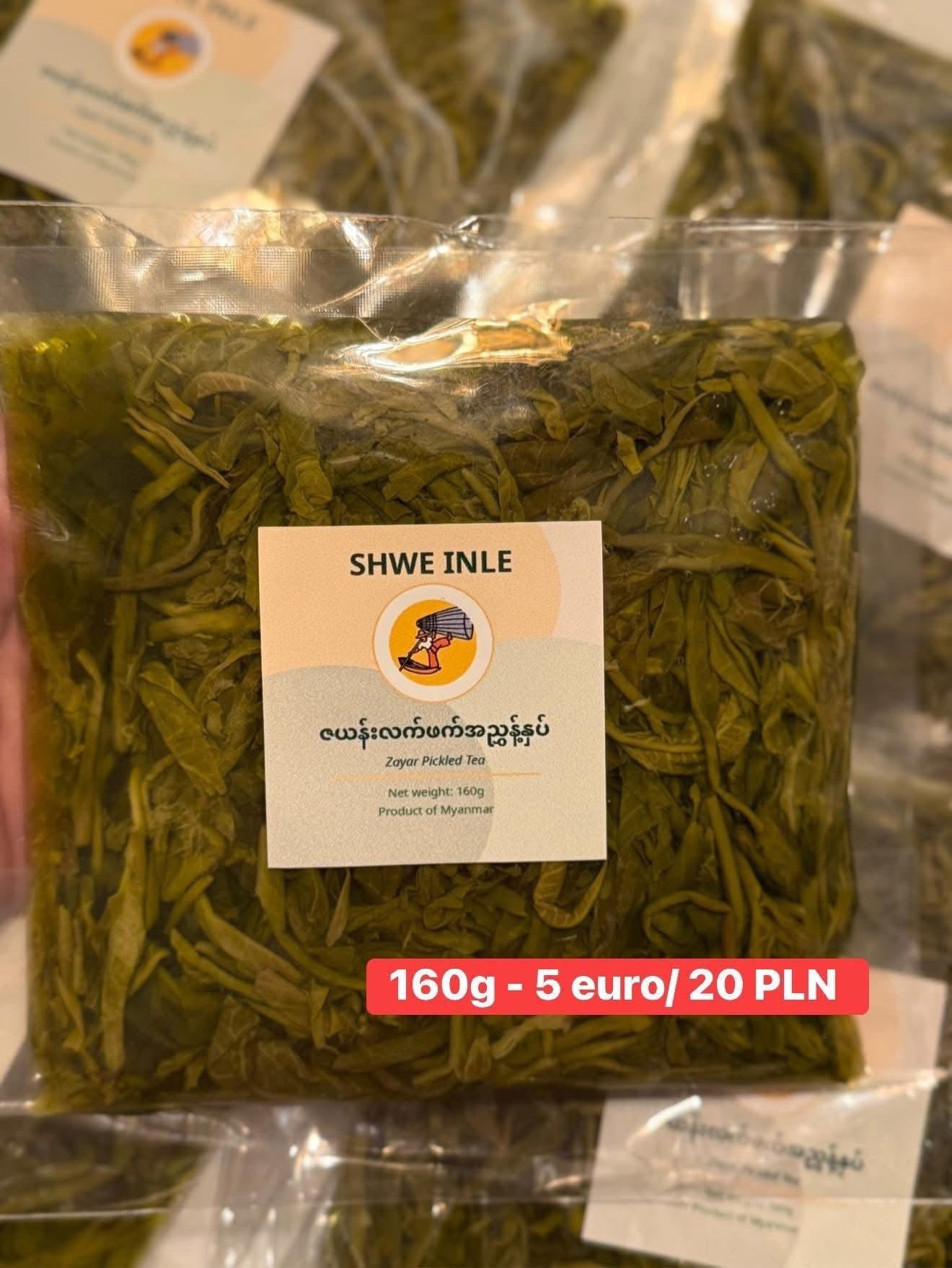 ရွှေအင်းလေး ဇယန်းလက်ဖက်ညွှန့် ဆိမ့် 160g
