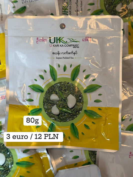 U Kar Ka Zayan Pickled Tea Leaves (Zayan Laphet) – 80 g