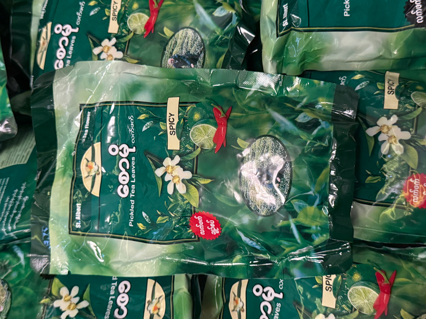 စောမို လက်ဖက် အစပ် 300g