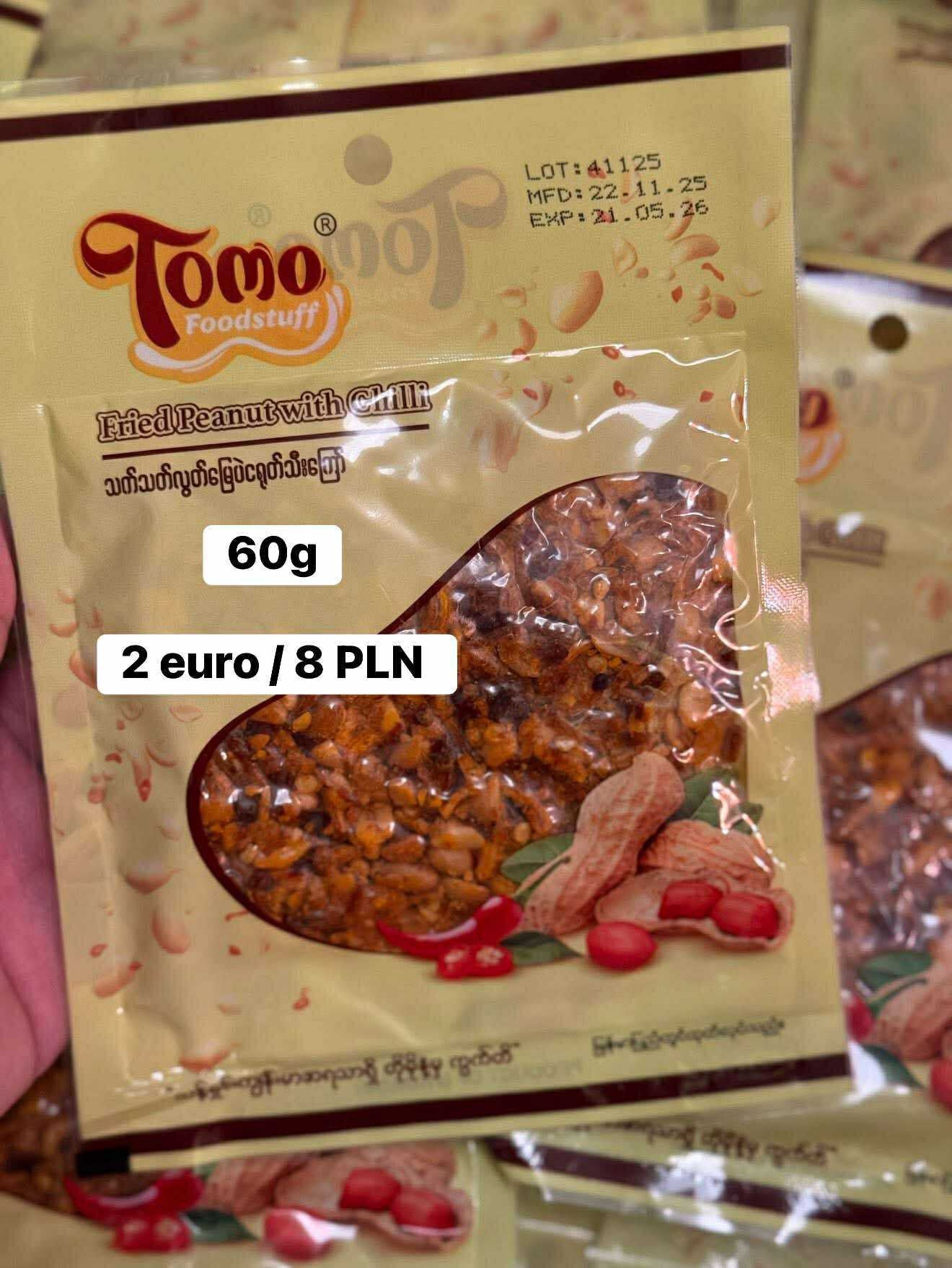 Tomo fried peanut with chilli