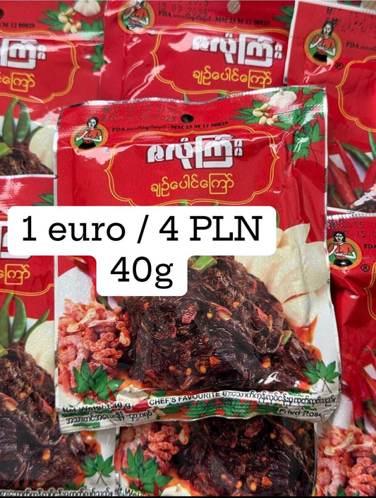 Zalone Gyi Roselle Leaves Fried 40g